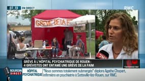 "Il y a des risques de burn-out. On a eu une augmentation du nombre d’arrêts maladie de 40% l'année dernière... La deuxième enquête du Rouvray dit qu'il nous manque 55,6 postes"