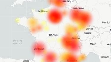 Une panne de SFR touche plusieurs régions.
