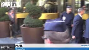 Football / Les joueurs du Barça à Paris - 14/04