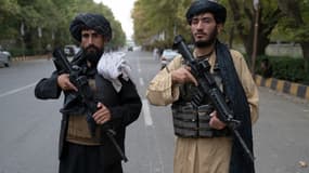 Talibans à Kaboul. 
