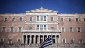 Le Parlement grec, place Syntagma à Athènes.