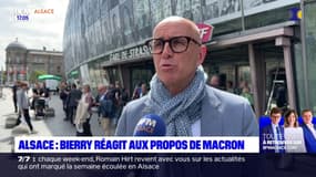 Alsace: Frédéric Bierry réagit aux propos d'Emmanuel Macron sur les régions