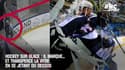 Hockey sur glace : Il marque... et transperce la vitre en se jetant du dessus