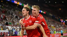 Joachim Andersen lors d'Allemagne-Danemark, le 29 juin 2024.
