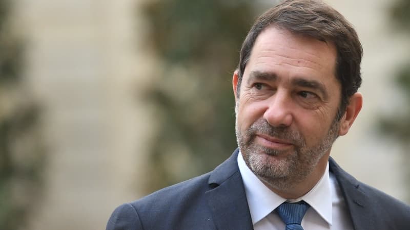 Le ministre de l'Intérieur Christophe Castaner arrive à l'Hôtel Matignon à Paris, le 25 novembre 2019