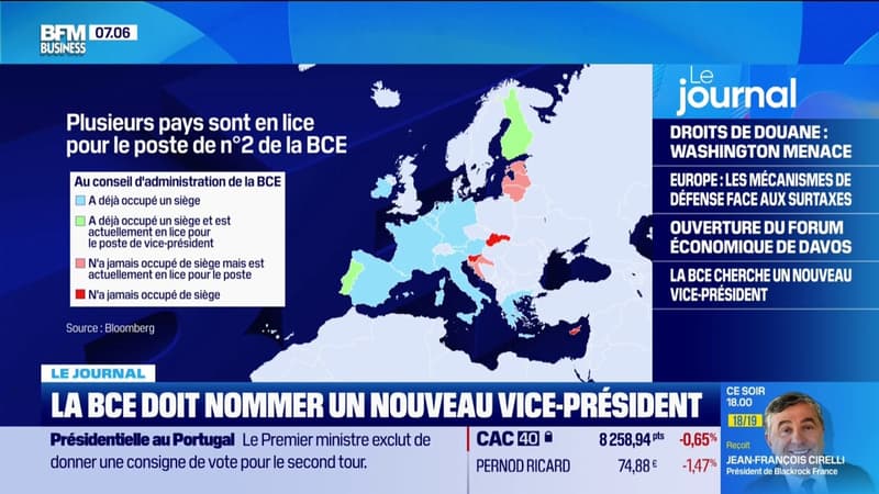 La BCE doit nommer un nouveau vice-président