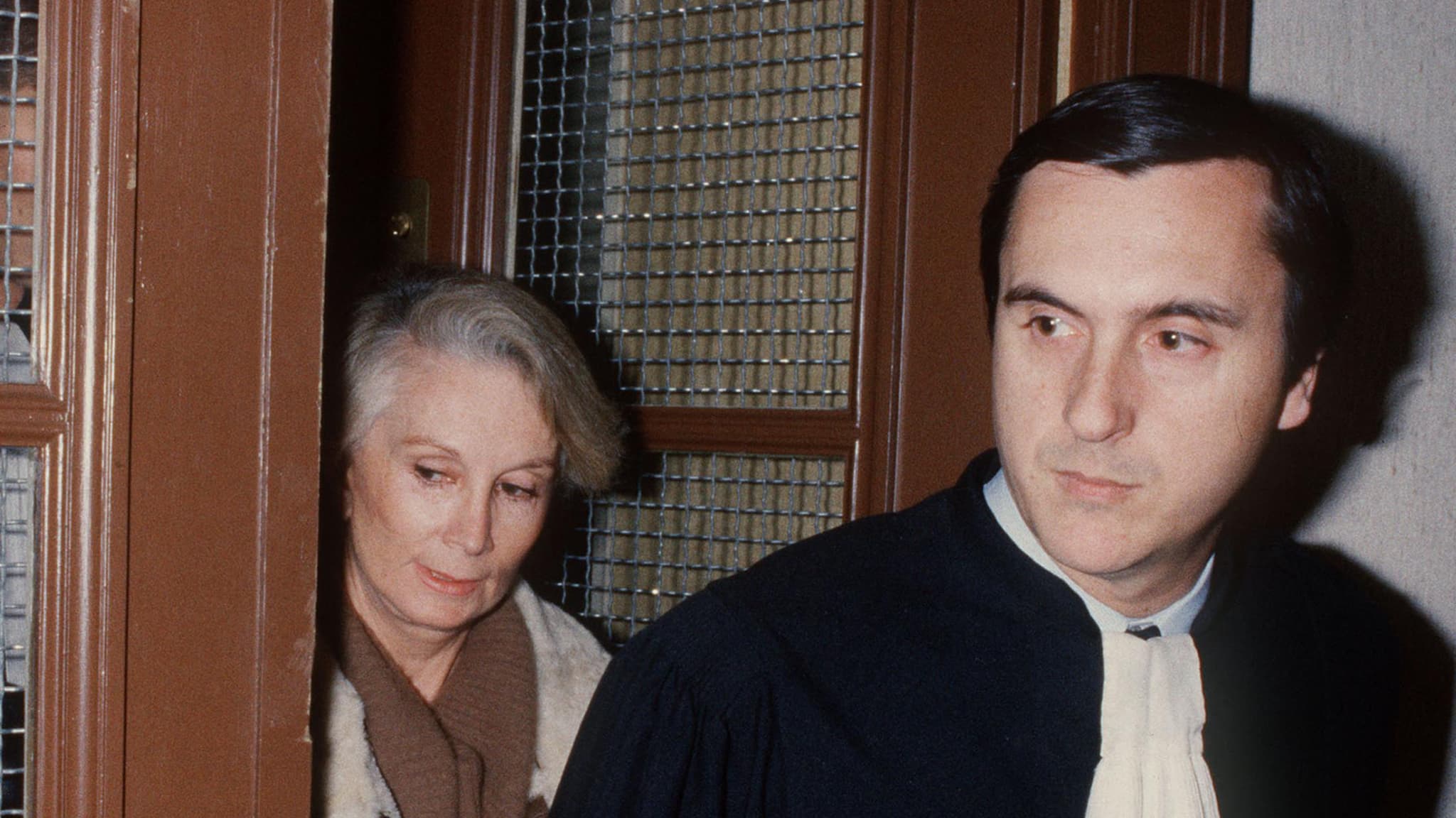 Fernande Grudet et l'un de ses avocats, Me Bruno Simonetta, lors de son procès pour fraude fiscale en janvier 1986. Fernande Grudet et l'un de ses avocats, Me Bruno Simonetta, lors de son procès pour fraude fiscale en janvier 1986.