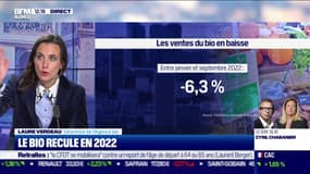 Le bio recule dans la consommation (-6,3% entre janvier et septembre 2022)