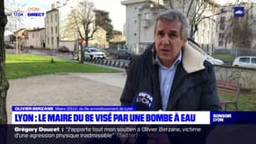 Lyon: visé par une bombe à eau, le maire du 8e arrondissement Olivier Berzane se dit "indigné" après "cette agression violente"