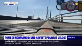 Pont de Normandie: vers une installation d'une navette pour les vélos ? 