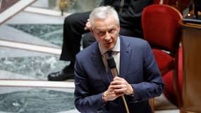 Le ministre de l'Économie et des Finances, Bruno Le Maire, lors d'une séance de questions au gouvernement à l'Assemblée nationale, le 4 juin 2024 à Paris (photo d'illustration).