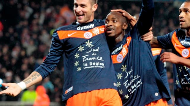 Olivier Giroud et Souleymane Camara