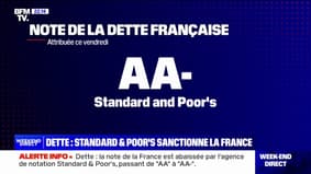La note de la dette française est rétrogradée par S&P Global Ratings et devient AA-
