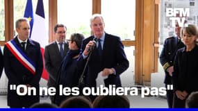 L'hommage en intégralité de Michel Barnier à Samuel Paty et Dominique Bernard
