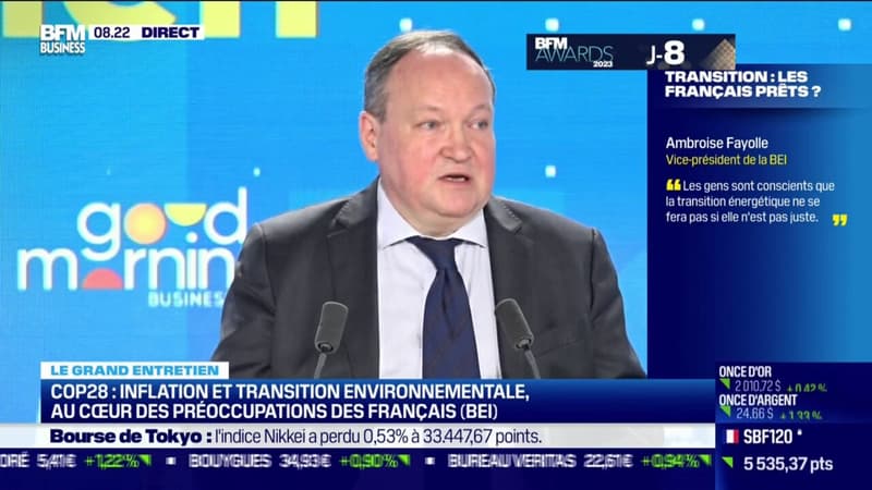 COP28 : inflation environnementale, au coeur des préoccupation des Français (BEI)