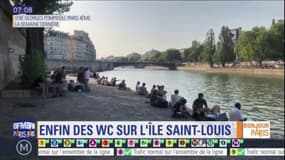 Paris manque de toilettes publiques, de nouvelles installées sur les quais de Seine de l'Ile Saint-Louis