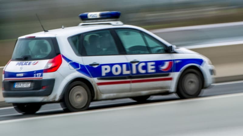 Véhicule de police (illustration)