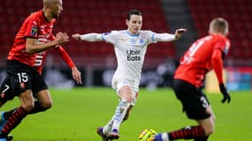 Florian Thauvin lors de Rennes - Marseille (2-1)