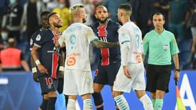 Neymar et Alvaro (PSG-OM)