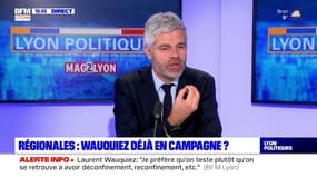 Laurent Wauquiez (président de la région Auvergne-Rhône-Alpes) estime que ce serait "indécent" de se porter candidat à un second mandat en pleine crise sanitaire