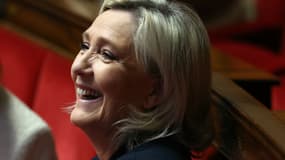 Marine Le Pen à l'Assemblée nationale, à Paris, le 4 décembre 2024
