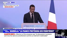 "Sept ans de macronisme ont affaibli la France" affirme Jordan Bardella