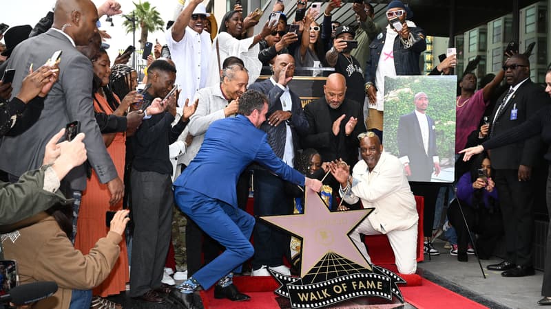 Le rappeur américain Tupac Shakur a été récompensé mercredi 7 juin 2023 d'une étoile sur le "Walk of fame" d'Hollywood