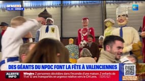 Valenciennes: des géants du Nord-Pas-de-Calais font la fête
