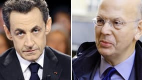 L'ancien président Nicolas Sarkozy et son ancien conseiller Patrick Buisson