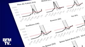 INFOGRAPHIES. Comment évolue l'épidémie de Covid-19 dans les départements "sous surveillance"?