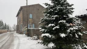 Le premier jour de décembre a apporté avec lui les premières neiges dans les Monts du Lyonnais.