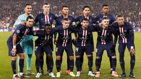 L'équipe du PSG face au Real Madrid