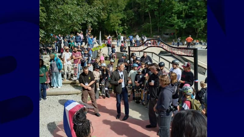 Savoie: le portique d'un skatepark qui ressemblait à celui du camp d'Auschwitz retiré