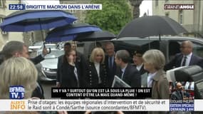 Brigitte Macron dans l'arène