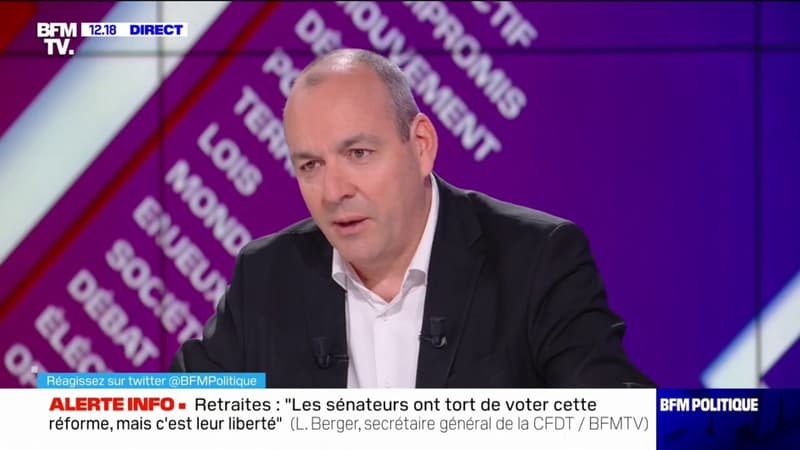 Retraites: Laurent Berger juge que la réponse d'Emmanuel Macron aux syndicats est 