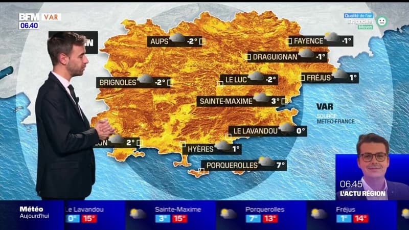Météo Var: de la grisaille avant le retour du soleil ce mercredi, jusqu'à 15° à Hyères