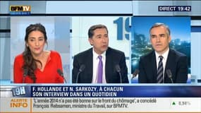 Anna Cabana face à  Bruno Jeudy: Que faut-il retenir des interviews de François Hollande et Nicolas Sarkozy ?