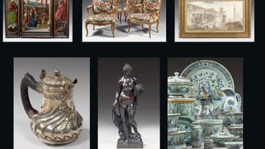 Une sélection d'oeuvres d'art destinées à être vendue à Drouot le 16 juin (DR)