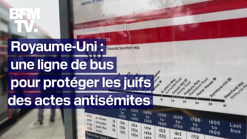 Royaume-Uni: une nouvelle ligne de bus inaugurée à Londres pour protéger les juifs des actes antisémites