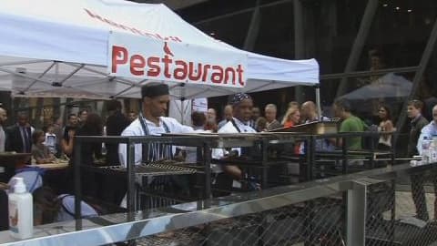 A Londres, le Pestaurant propose des insectes et des burgers au pigeon.
