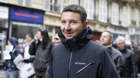 Olivier Besancenot en novembre 2013 lors d'une manifestation à Paris.