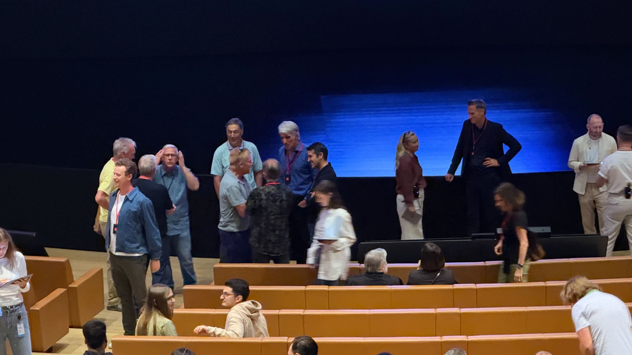 Les principaux responsables d'Apple sont présents