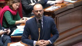 Édouard Philippe à l'Assemblée nationale ce mardi.