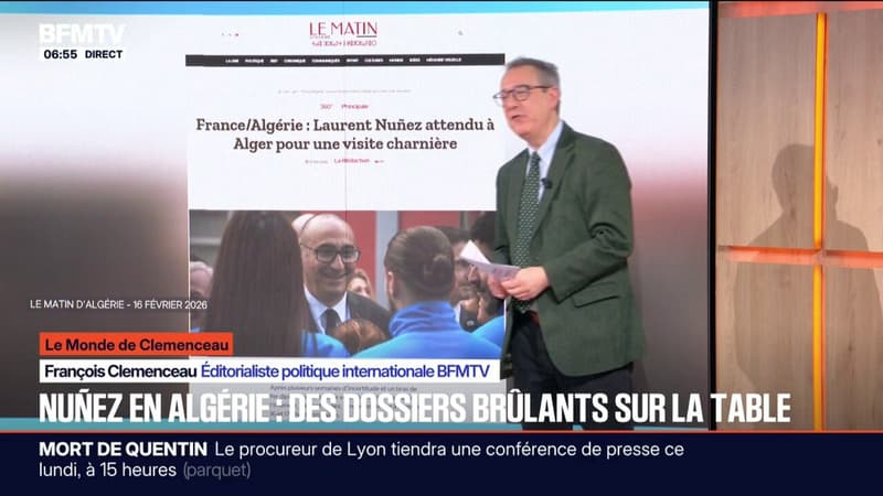 LE MONDE DE CLÉMENCEAU - Laurent Nuñez en visite de deux jours en Algérie pour tenter de renouer le dialogue entre Paris et Alger