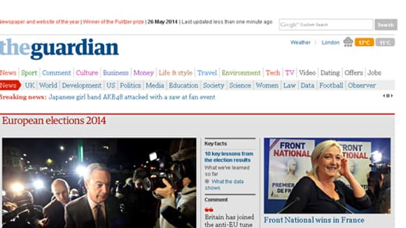 La politique européenne a été ''bouleversée'' selon The Guardian. La politique européenne a été ''bouleversée'' selon The Guardian.