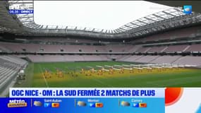 Nice-OM: après les banderoles injurieuses, la tribune Populaire sud fermée deux matchs de plus