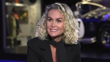 Laeticia Hallyday face à Maxime Switeck, le 21 décembre 2023.