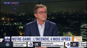 Six mois après l'incendie de Notre-Dame, "il y a toujours des risques d'effondrement"