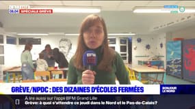 Grève contre la réforme des retraites: service d'accueil minimum dans une école de Hem