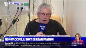 Francis Palombi, non-vacciné hospitalisé pour Covid: "Vaccinez-vous, c'est une question de vie ou de mort"